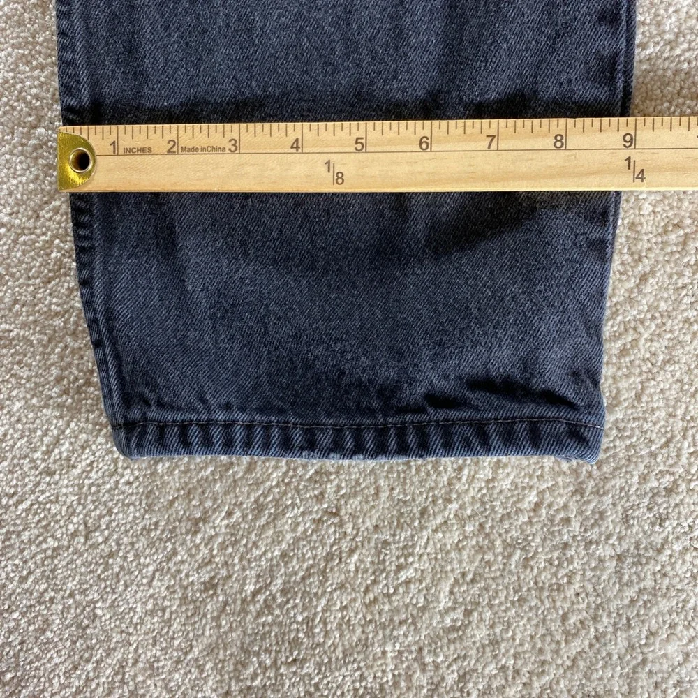 Levi's 550 Relaxed Fit Jeans‎ Mens 36x32 Black Western Tapered Leg Denim